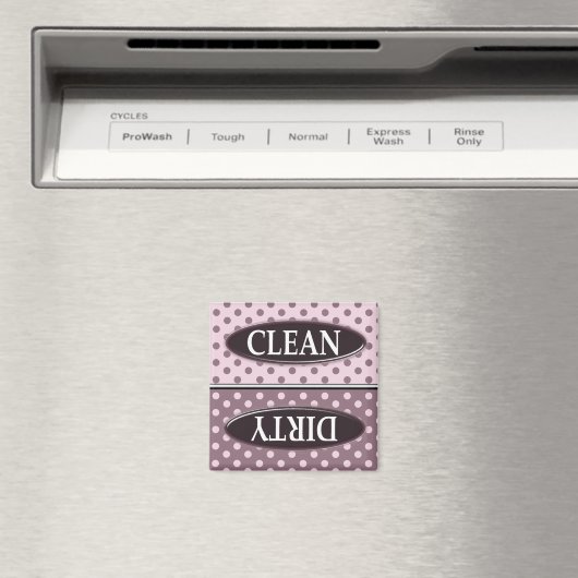 Clean Dirty Dishwasher magnet (Insitu (Vaatwasser))