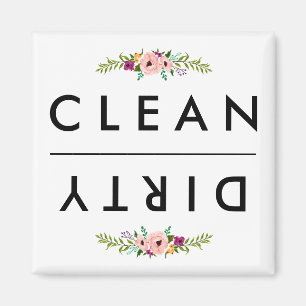 CLEAN/DIRTY Dishwasher Magnet