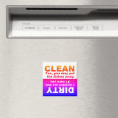 Clean Dirty Dishwasher magnet (Insitu (Vaatwasser))