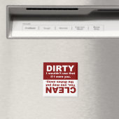Clean Dirty Dishwasher magnet (Insitu (Vaatwasser))