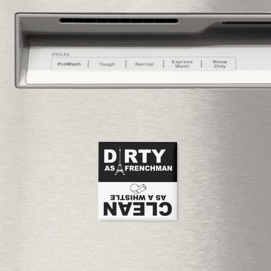 Clean Dirty Dishwasher magnet (Insitu (Vaatwasser))