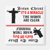 Clean Dirty Dishwasher magnet (Voorkant)