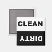 Clean Dirty Dishwasher magnet (Voorkant / Achterkant)