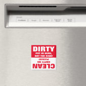 Clean Dirty Dishwasher magnet (Insitu (Vaatwasser))