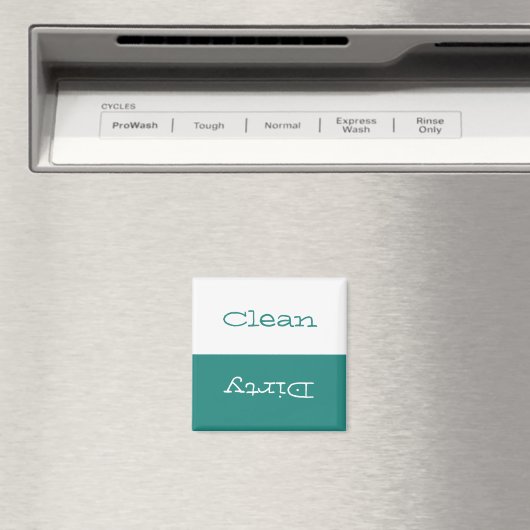 Clean Dirty Dishwasmachine Magneet (Insitu (Vaatwasser))