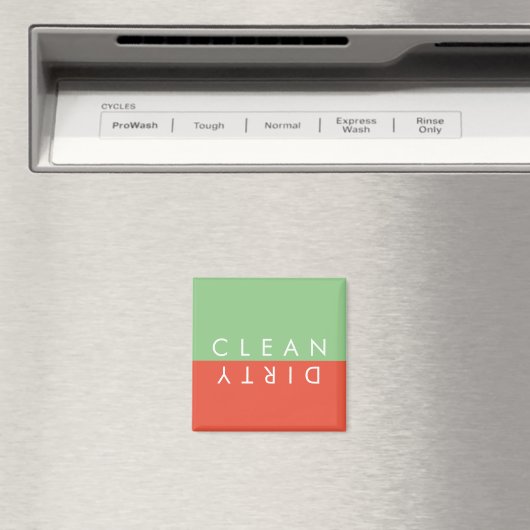 Clean Dirty Dishwasmachine Magneet (Insitu (Vaatwasser))