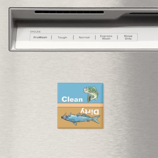 Clean Dirty Geviste wasmachine Magneet (Insitu (Vaatwasser))