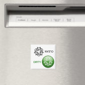 "CLEAN / DIRTY" Herwasmachine Magnet (Insitu (Vaatwasser))