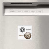 "CLEAN / DIRTY" Herwasmachine Magnet (Insitu (Vaatwasser))