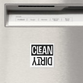 Clean Dirty Modern Simple Dishwasmachine Magneet (Insitu (Vaatwasser))