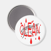 CLEAN Dishwasher Magnet (Voorkant / Achterkant)