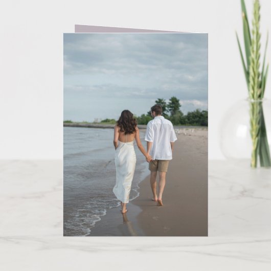 Clean Dusty Lila Classic Wedding (Achterkant)