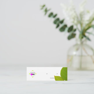 Clean Earring Display Kaarten Mini Visitekaartje