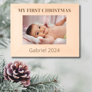 Clean Elegant Mijn eerste kerst Gegraveerde Lijstjes