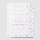 Clean Elegant Wedding Save the Date Vellum Uitnodigingen (Offset (Uitnodiging))