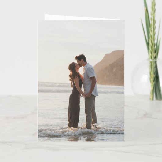 Clean Emerald Green QR Code Elegante bruiloft (Achterkant)