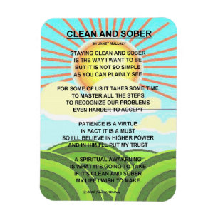CLEAN EN SOBER MAGNEET