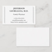 Clean Family Physician Visitekaartje (Voorkant / Achterkant)