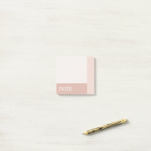 Clean Girl Lila Cream  Post-it® Notes (Op bureau)