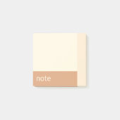 Clean Girl Tan en Cream  Post-it® Notes (Voorkant)