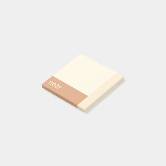 Clean Girl Tan en Cream  Post-it® Notes (Schuin)