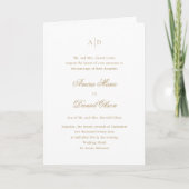 Clean Gold Classic Wedding (Voorkant)