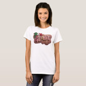 Clean Gold ITALY Tekst Ontwerp T-shirt (Voorkant volledig)
