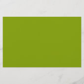 Clean Green Keuken Lepels Vrijgezellenfeest Flyer (Achterkant)