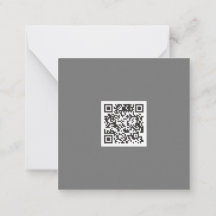 Clean Grey Corporate QR Code