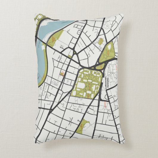 CLEAN HARVARD UNIVERSITY MASSACHUSETTS OUTLINE MAP ACCENT KUSSEN (Voorkant(Verticaal))