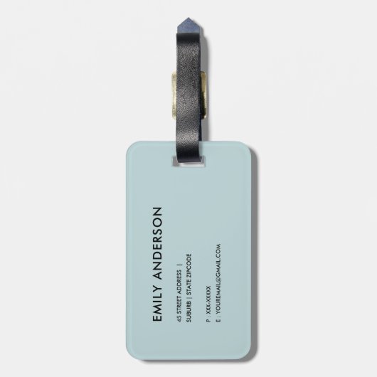 CLEAN HARVARD UNIVERSITY MASSACHUSETTS OUTLINE MAP BAGAGELABEL (Achterkant verticaal)