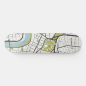 CLEAN HARVARD UNIVERSITY MASSACHUSETTS OUTLINE MAP PERSOONLIJK SKATEBOARD (Horizontaal)