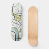 CLEAN HARVARD UNIVERSITY MASSACHUSETTS OUTLINE MAP PERSOONLIJK SKATEBOARD (Voorkant)
