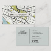 CLEAN HARVARD UNIVERSITY MASSACHUSETTS OUTLINE MAP VISITEKAARTJE (Voorkant / Achterkant)