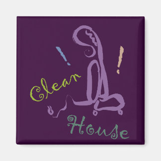 "!! Clean House" Magneet