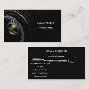Clean Lay-out Horizontale Freelance Trouwvideograf Visitekaartje