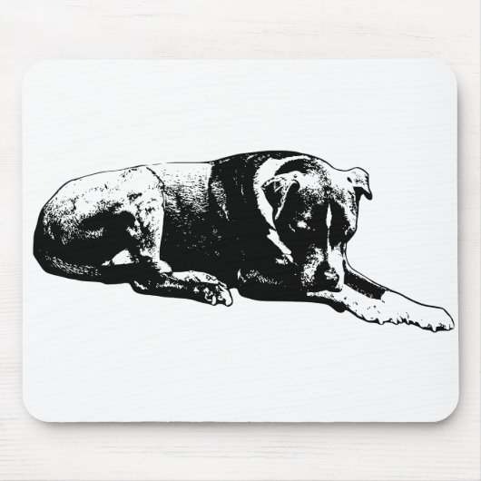 Clean Line Dog Muismat (Voorkant)