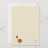 Clean Lines-uitnodiging Kaart (Achterkant)