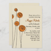 Clean Lines-uitnodiging Kaart (Voorkant / Achterkant)