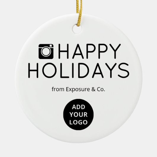 Clean Logo Ornament for Photo Studios (Voorkant)