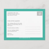 Clean Look Save the Date Kaart (Achterkant)