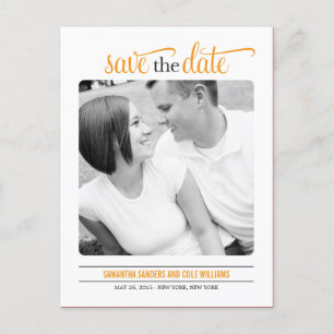 Clean Look Save the Date Kaart