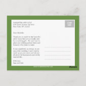 Clean Look Wedding Dank je wel kaart (Achterkant)