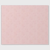 Clean Minimal Beige Linen Mimic Fabric Effect Pink Cadeaupapier (Vlak)