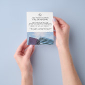 Clean Minimal Custom Business Logo & Foto Flyer (Hand)