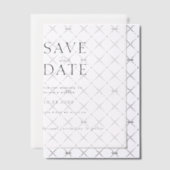 Clean Minimal Script Photo Wedding Save the Date Vellum Uitnodigingen (Offset (Uitnodiging))