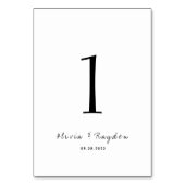 Clean Minimalist Script Wedding Kaart (Voorkant)