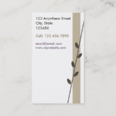 Clean Modern Branch Visitekaartje (Achterkant)