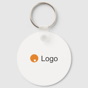 Clean Monochrome Corporate Sleutelhanger