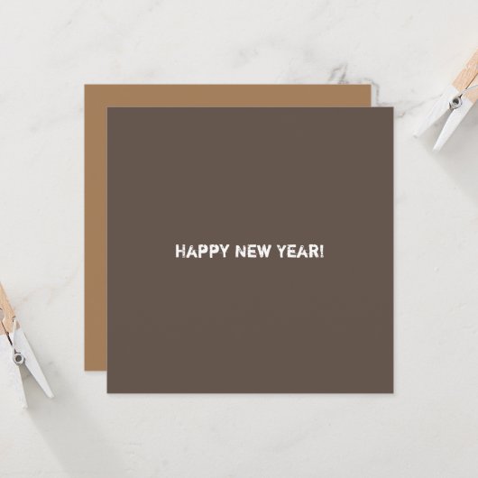 Clean Monochrome Moderne Vibe QR-code Kaart (Voorkant / Achterkant in situ)